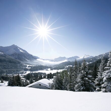 Lenzerheide bei Sonnenschein | © Ferienregion Lenzerheide